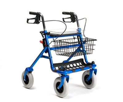 Rollator 286i mit Tablett, Korb und Stockhalter>>>>Farbe: carbon