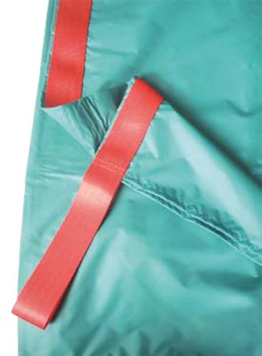 AKS Gleit- und Wendelaken mit Griffschlaufen, grün-rot>>>>150 x 70 cm AKS Gleit- und Wendelaken mit Griffschlaufen, grün-rot>>>>195 x 70 cm