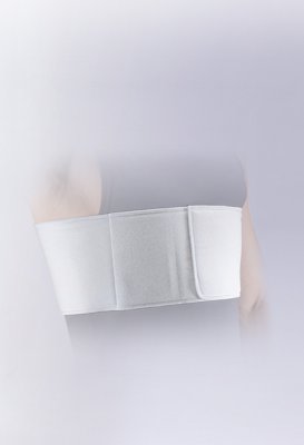 Rippengürtel für Männer, weiß>>>>Gr. XL Rippengürtel für Frauen weiß>>>>Gr. M