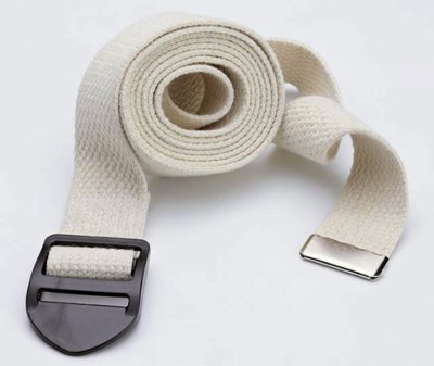 881030.jpg Yoga Belt mit Clip ca.3,8 x 300 cm, natur>>>>