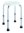 Duschhocker DH 40 Round höhenverstellbar, weiß>>>>