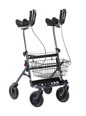 340353.jpg Rollator FAKTO+ ARTHRITIS mit Korb, Tablett,PU,mangan grey metallic>>>>