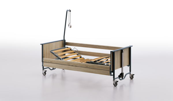 Pflegebett domiflex 3, 90x200cm>>>>Farbe: Buche gedämpft Pflegebett domiflex 3, 90x200cm>>>>Farbe: Buche gedämpft