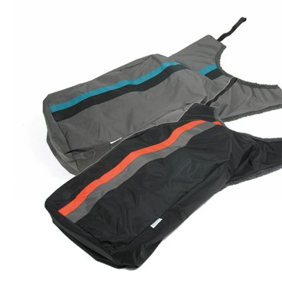 Kniedecke DAVOS Wirkflor grau-,blau gestreift Gr.L,