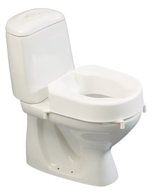 Toilettensitzerhöhung Hi-Loo mit Klammern, ohne Deckel>>>>Ausf.: Höhe 10 cm