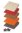 Keilkissen Sitty Basic - Design Dynamik, 38 x 38 x 7/1cm>>>>Farbe: purpur