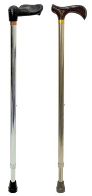Leichtmetall-Krankenst.,anat.,rechts,verst.,bronze