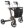 Rollator SERVER Standard mit Stockhalter und Tasche>>>>Farbe: braun SH L/62 cm Rollator SERVER Komfort Softräder, mit Stockhalter und Tasche>>>>Farbe: anthrazit SH L/62 cm
