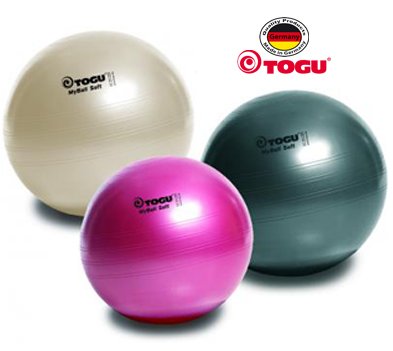 Gymnastikball MyBall Soft>>>>Ausf.: Durchmesser 65 cm Farbe: perlweiß