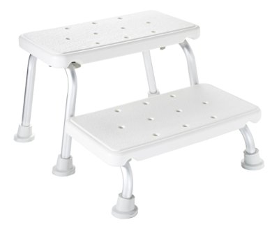 440262.jpg Zweistufenschemel Sam Aluminium,weiß 42 x 22,5 x 27 cm>>>>