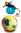 Gymnastikball MyBall>>>>Ausf.: Durchmesser 75 cm Farbe: transparent