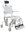 Swift Mobil Tilt-2 Dusch-Toil.,-Rollstuhl m.Eimerhalter,grau, Swift Mobil Tilt-2 Dusch-Toil.,-Rollstuhl m.Eimerhalter,grau,