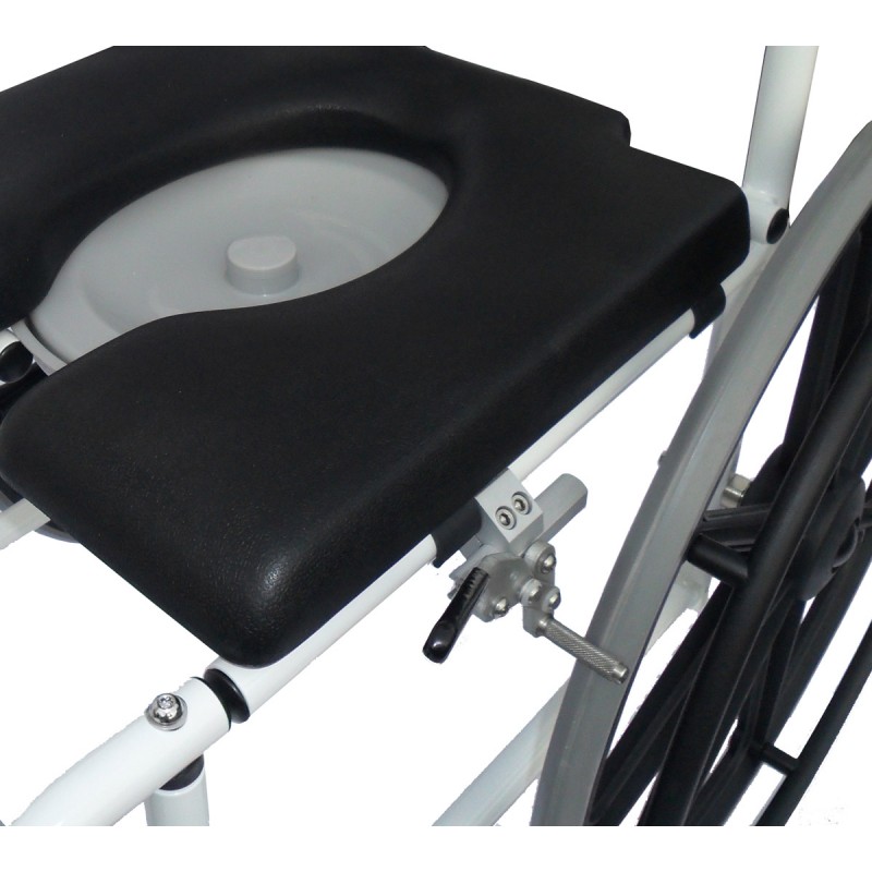 DTR 24"Duschtoilettenrollstuhl mit Toiletteneimer DTR 24"Duschtoilettenrollstuhl mit Toiletteneimer