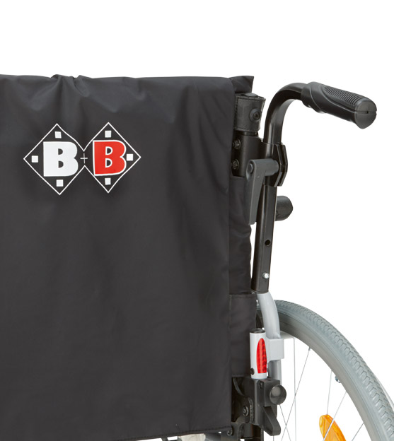 Leichtgewichtrollstuhl Pyro light optima XL, Kombi-Armlehne, PU,silber-metallic>>>>SB 55 cm