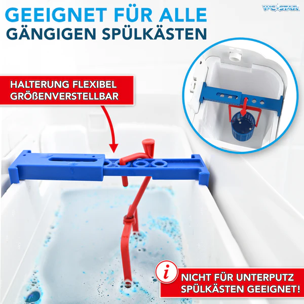 WC-Star Nachfüll-Set 8x Spülkasten-Tab (à 50 g), 4x Antikalk-Tab (25 g)
