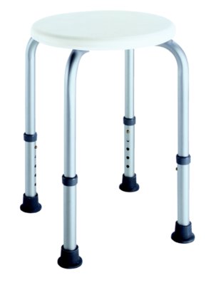 441310.jpg Duschhocker DH 40 Round höhenverstellbar, weiß>>>>