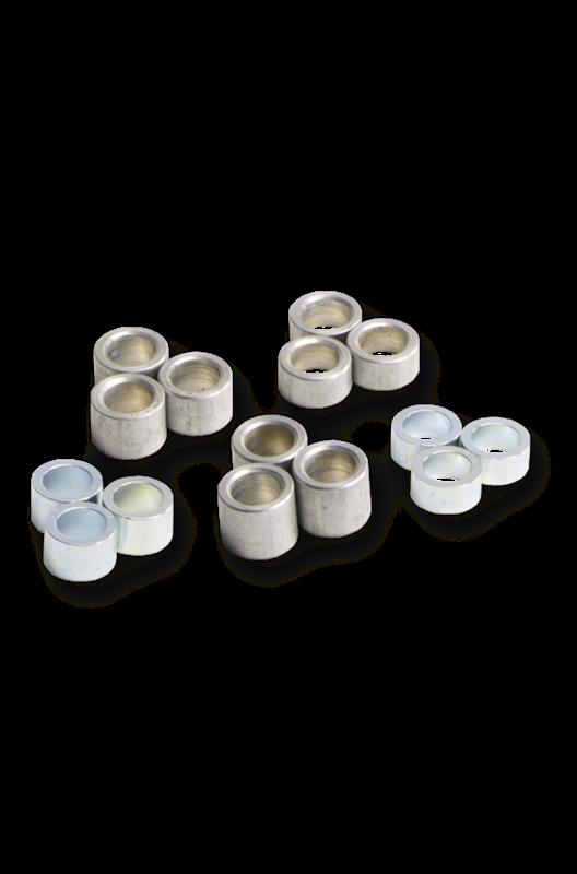 ACHSHÜLSE.8X4 silber Metall 1Stück ACHSHÜLSE.8X7,5 / 8 silber Metall 1Stück