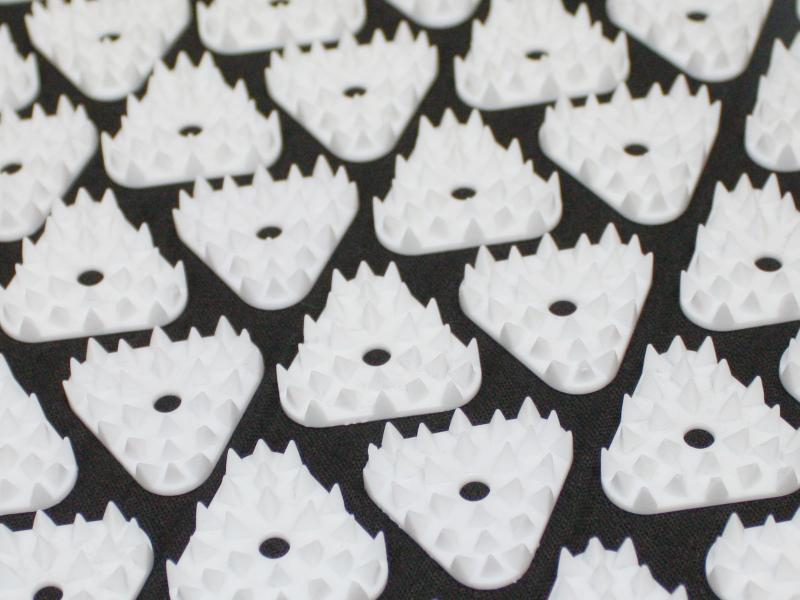 Shanti Akupressurmatte / Nagelmatte (120 x 50 cm, Schwarz)