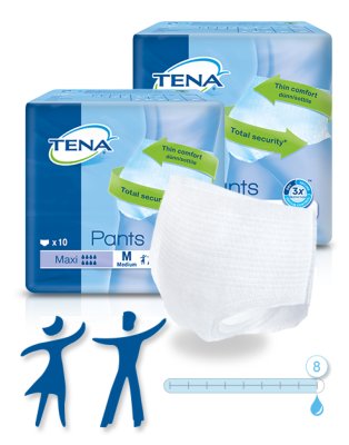 TENA Pants PROskin Maxi L,(4x10Stk), TENA Pants PROskin Maxi XL,(4x10Stk),