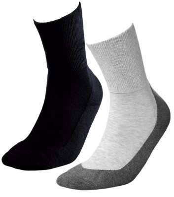 DeoMed Medic Deo Cotton Socken,aschgrau/grau Gr.47-49,