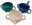 Krankentasse m. 2 Henkeln,Kunststoff,blau,