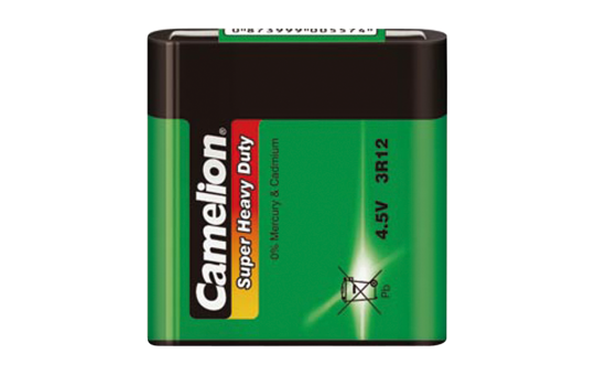 Flachbatterie CAMELION Super Heavy Duty 4,5 V, Typ 3R12