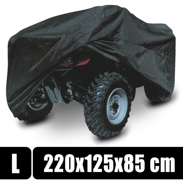 Quad ATV Abdeckplane L 220x125x85cm - Fahrzeug Outdoor Abdeckung Abdeckhaube Schutzhülle Cover Plane