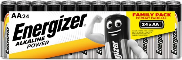 Energizer 2x Alkaline Power AA 24er Shrink Mignon Batterie 1,5V LR06 E301594100