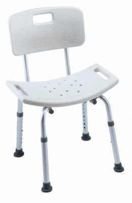 Duschhocker INVACARE H296,CADIZ m.Rückenlehne,