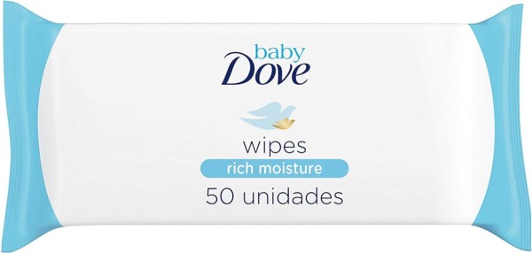 Dove Baby Feuchttücher Baby Wipes 50 Stück