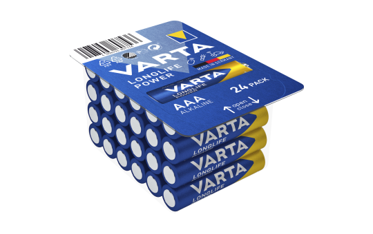 Micro-Batterie VARTA ''HIGH ENERGY'' 1,5V, Typ AAA/LR03, 24er-Haushaltspack