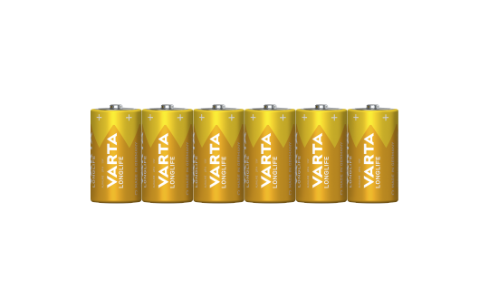 Baby-Batterie VARTA ''Longlife'', Alkaline, Typ C, LR14, 1,5V, 6er Pack