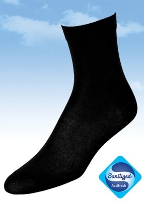 TM Basic Woman Baumwollsocken,schwarz Gr.36-38,