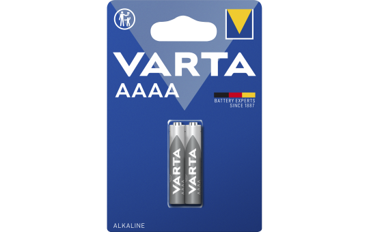 Mini-Batterie VARTA ''Electronics'' Alkaline, Typ AAAA, LR8D425, 1,5V, 2er-Pack