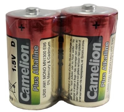 Camelion PLUS LR20 Mono D,Alkaline Batterie(2er Folie),