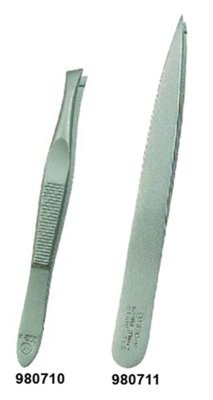 Pinzette 9cm spitz,(Hans Kniebes),