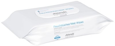 Pflege-Feucht-Tuch,Nachfüll-beutel(12x80Stk.)(Attends)