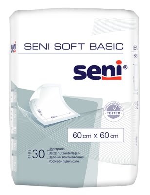 Krankenunterlage Seni Soft,Basic 90x60(4x30Stk.),