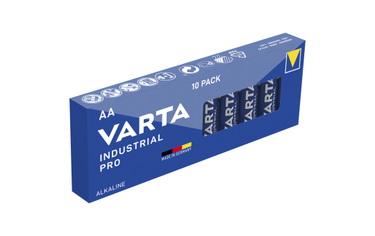 Mignon-Batterie VARTA ''Industrial Pro'' Alkaline, Typ AA, LR06, 1,5V, 10-Pack