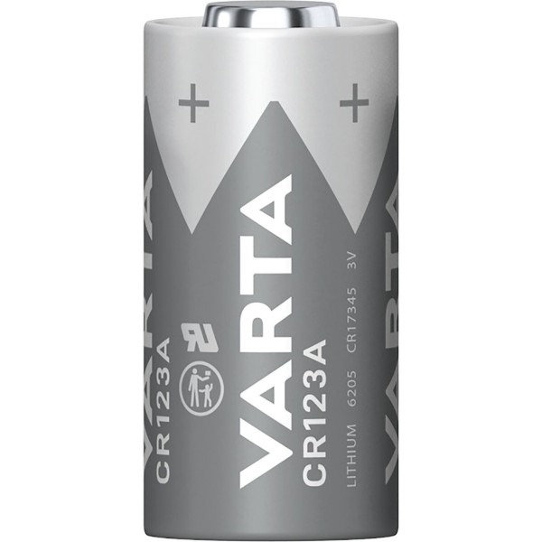 Varta 1 Zelle CR123A 3V Lithium 1430 mAh VCR123A Bulk 6205