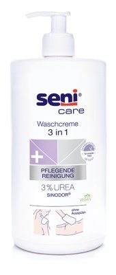 Seni Care Waschcreme 3 in 1,m.3% Urea 1000ml,