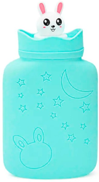 Top Mini Silikon Hase Wärmflasche 350 ml Bettflasche Handwärmer Kühltasche für Erwachsene und Kinder
