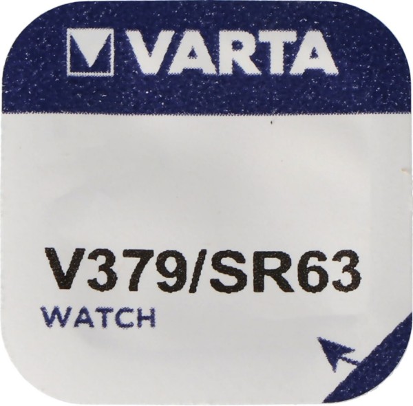 Varta 30x Watch V 379 Uhrenzelle Knopfzelle SR 521 SW V379 Silber-Oxid 14mAh 1,55 V 1er Blister V 37