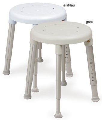 Duschhocker EASY SH42-57cm,bis 200kg,grau(Etac),