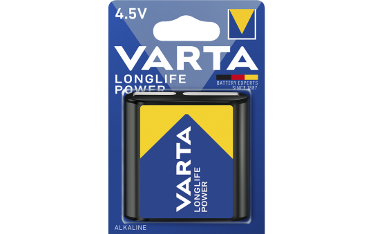 Block Batterie VARTA ''Longlife Power'' Alkaline, 3LR12, 4,5V