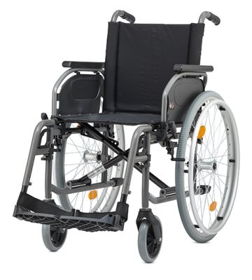 Rollstuhl S-ECO 2,SB52,PU,Duo-Armlehnen,m.TB,anthrazit,