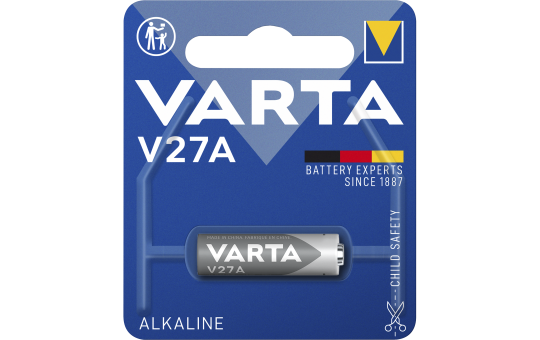 V27A-Batterie VARTA ''Electronics'' Alkaline, LR27, 12V