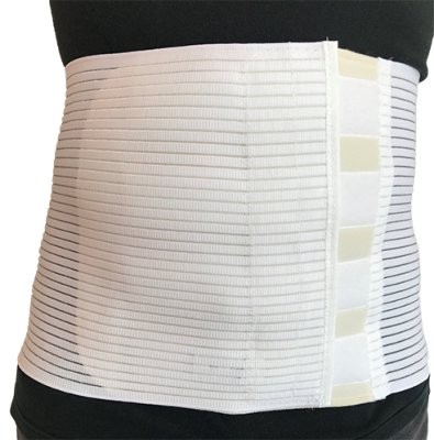 Bauchbandage weiß,Gr.4,Höhe 20cm,90-105cm(Ruthner),