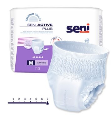 Einweginkontinenzslip Seni,Active Plus Medium(8x10Stk.),