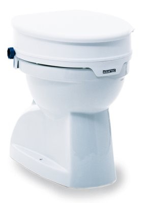 AQUATEC 90 Toilettensitz-Erhöhung m.Deckel